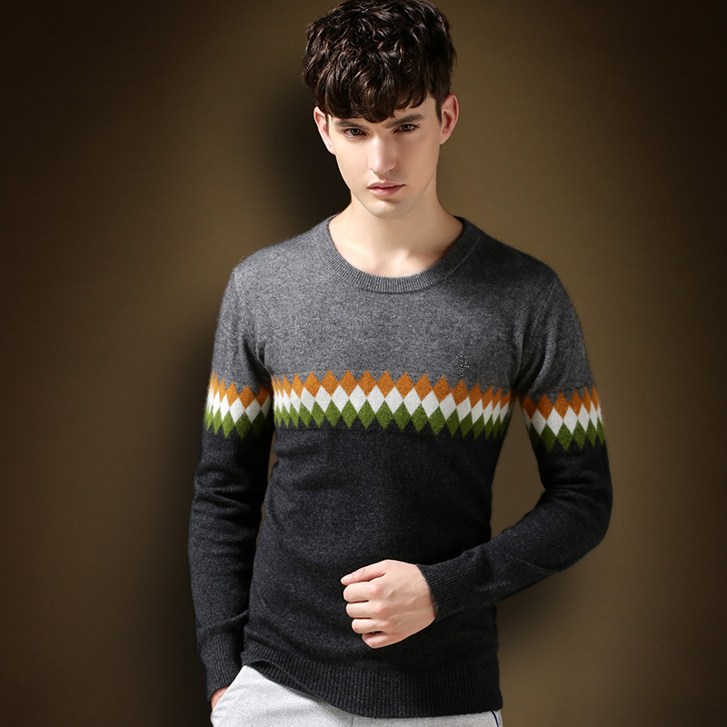 2015 New Casual Winter Cashmere Wool Knitted Sweat...
