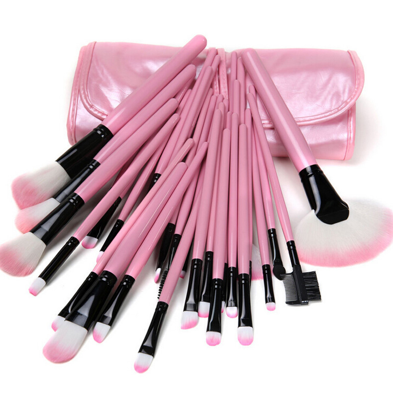 makeup Pcs Eyeshadow hair Cosmetic Set Lip  natural   32 set Blusher brush piece 32 Brushes Eyebrow Makeup Pro