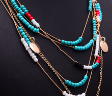 2015 New Hot XG234 Same Brand Za Fashion Pearls Necklaces Pendants Multi layers Beads Pearls Statement