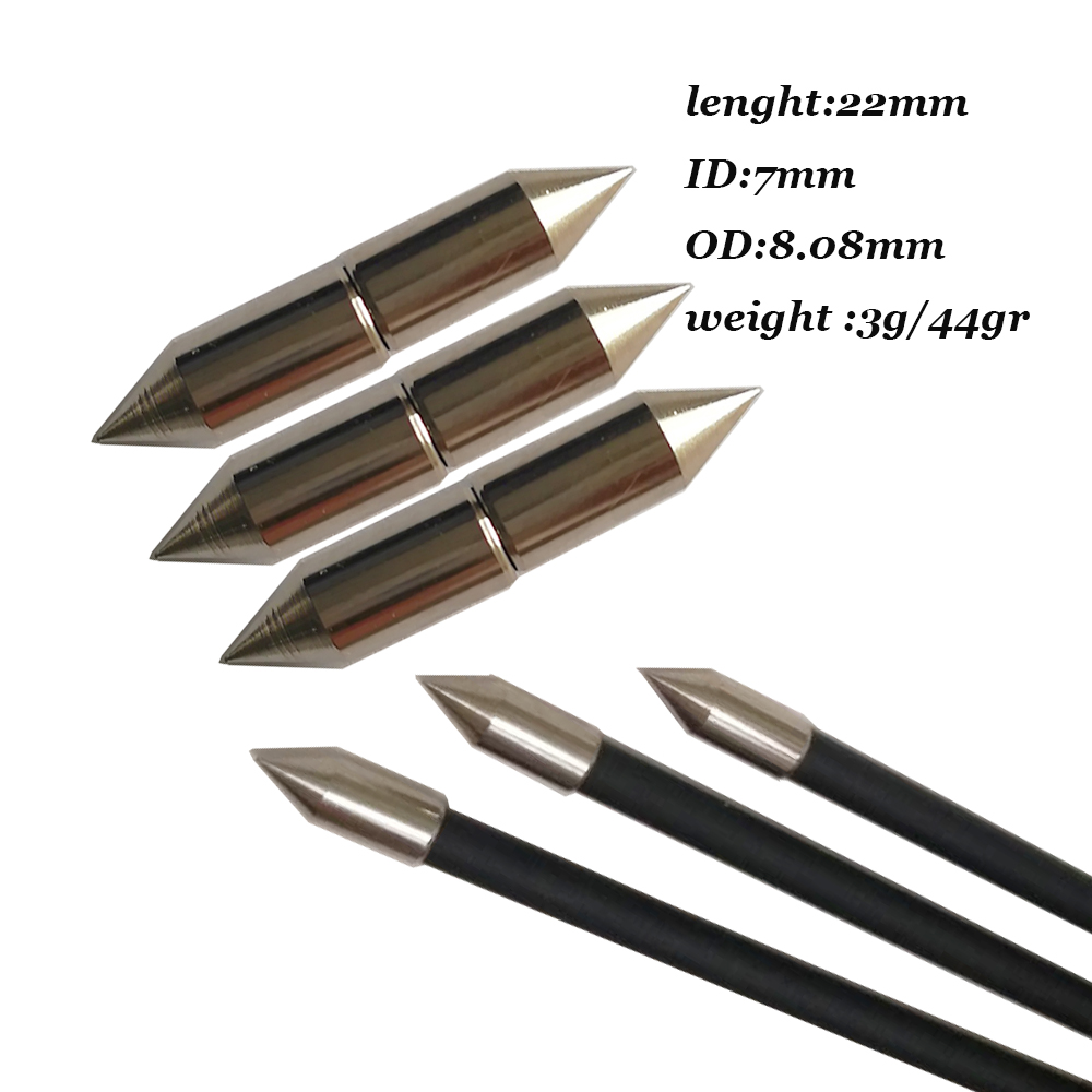 Description Picture 2 of item30pcs Linkboy Archery Arrow Points Field Tips Point ID5.6/6.0/7./8mm for Recurve Bow Broadhead Arrowhead