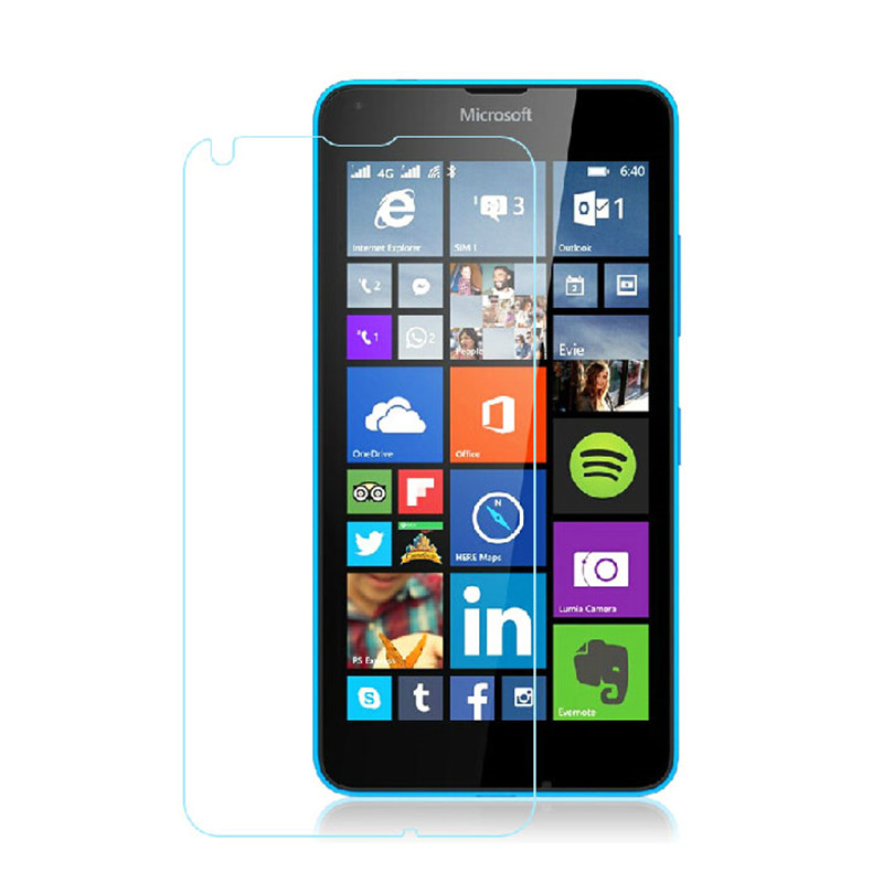 Image of 0.3mm 9H Tempered Glass For Microsoft Nokia Lumia 640 2.5D Arc Edge 9H Hard Ultra Thin Screen protector film free shipping