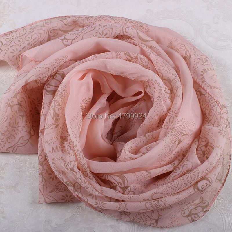 2015 New fashion stamp silk scarf long shawls Spri...