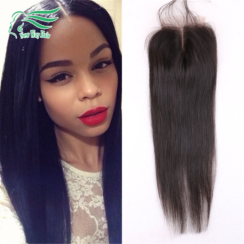 Immediately 7a 4 4 Virgin Peruvian Straight Lace Closure Bleached
