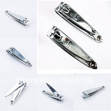 Free Drop Shipping 2 pc lot New Stainless Steel Nail Tools Finger Toe Trimmer Nail Clippers