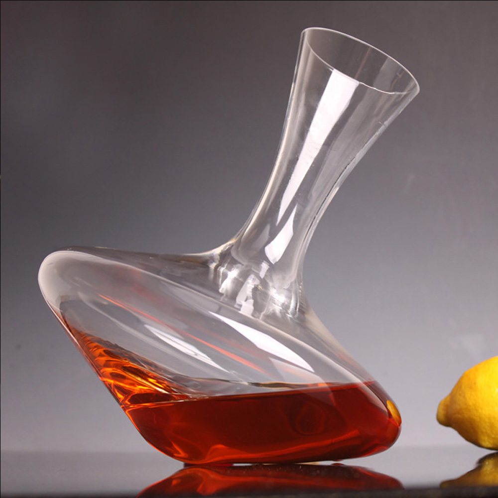 Buy Hot Sale Lead Free 1500ml Glass Red Wine Decanter