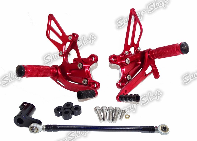 Rearsets for HONDA CBR954RR Type-2 Red B