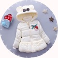 In 2016 the new girls jacket children winter coat jacket plus thick velvet padded baby