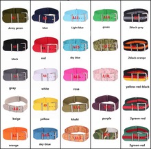 Caliente! 10 unids/lote alta calidad 20 MM Nylon reloj banda de la otan a prueba de agua reloj wach moda correa – 25 colores disponibles