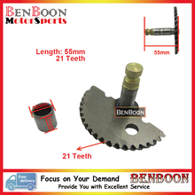 GY6 50cc Start Gear Shaft 5.5cm 21 Teeth 4T 139QMB Engine Chinese Scooter Parts ATV Parts Znen Taotao Baotian Free Shipping