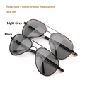 Photochromic polarized sun glasses women men brand designer 2016 driving sport hiking sunglasses with spring hinge