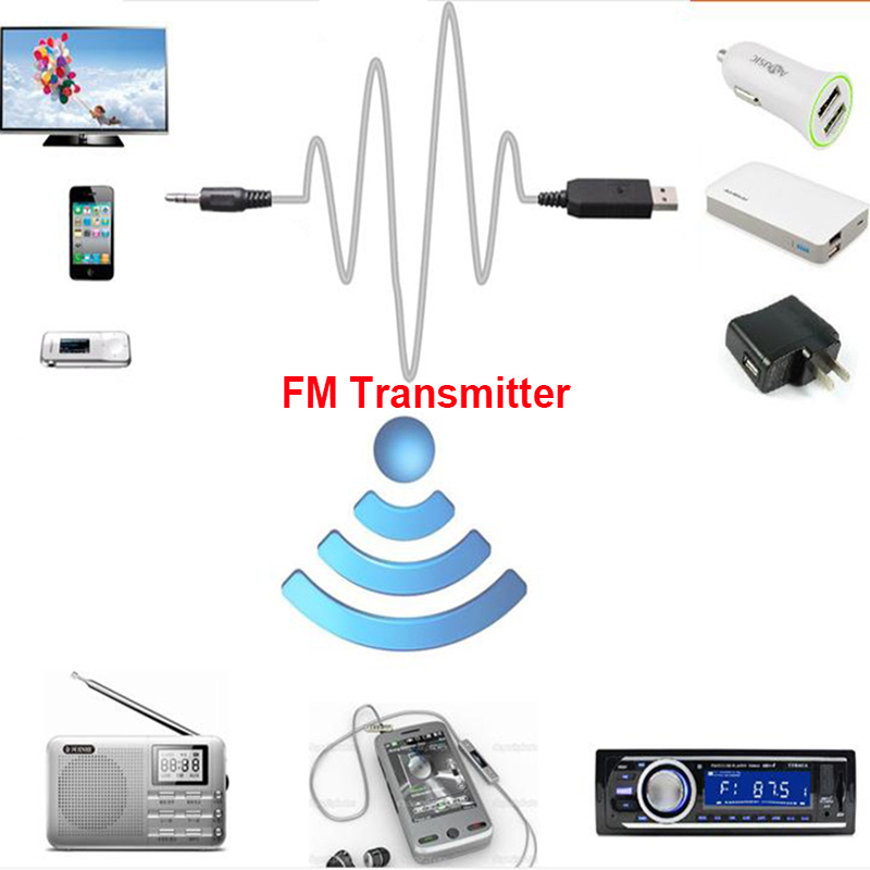 Image of New Probable FM Transmitters Wireless Car Mp3 Player FM Modulator Black For Auto Audio Television Computer DVD iPhone Mobile