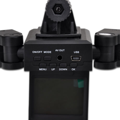 Hd Dv двойной объектив камеры автомобиля Dvr + 8 ИК ночного видения для свет