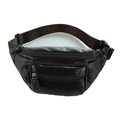 Nesitu High Quality Vintage Coffee Color 100 Real Genuine Leather Waist Bags Men Women Cowhide M7218