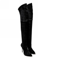 2016 women thigh high boots over the knee high heels boots winter and autumn woman shoes