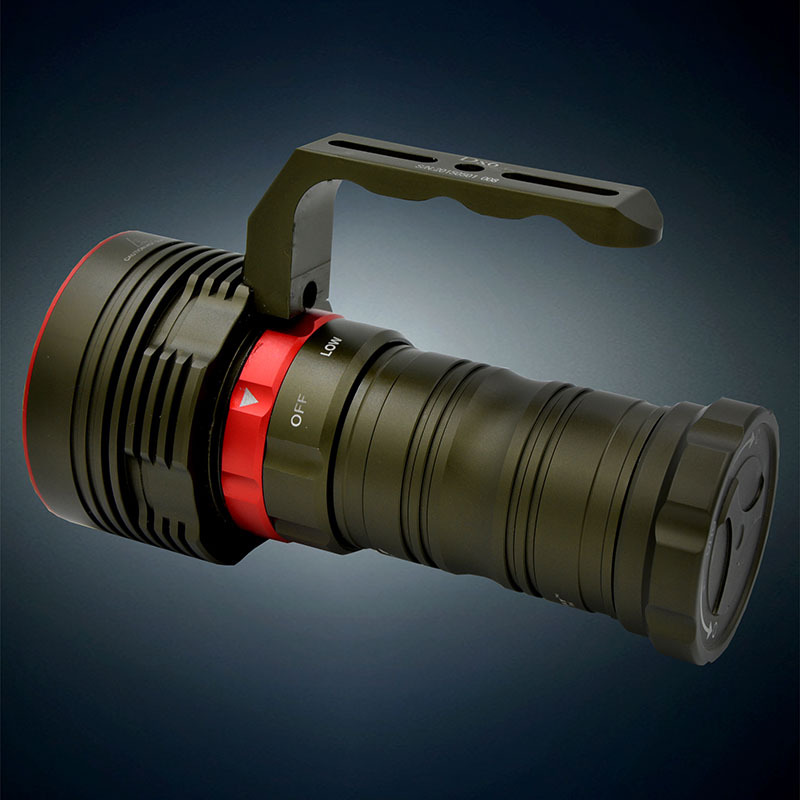 New Underwater Diving Flashlight Torch 9000Lm 6*CREE XM-L2 LED IPX8 Waterproof Light Lamp for 18650 3.7v lanterna de mergulho