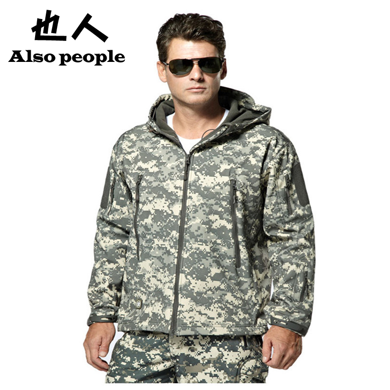 Image of High quality Lurker Shark skin Soft Shell TAD V 4.0 Outdoor Military Tactical Jacket Waterproof Windproof Sports Army Clothing
