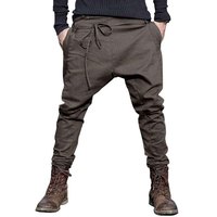 Harem Pants New Style Fashion 2016 Casual Sagging pants Trousers Drop Crotch Jogging Pant Men Joggers