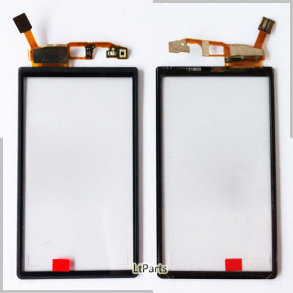 Black Front glass len touchscreen For Sony Ericsson Xperia Neo V MT15i MT15 MT11i MT11 Touch Screen Digitizer assembly