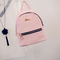 2016 New Women s Backpacks Brand Design Fashion Black High Quality Leather Backpack Travel For School