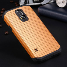 For S5 Top Quality Luxury Slim Cool Armor Back Case For Samsung Galaxy S5 i9600 Dual