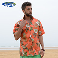 US Size 2016 New Fashion Mens Hawaiian Shirt Short Sleeve Men s Summer Casual Loose Shirt