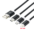 Braided mobile phone cables Fast Charging Micro USB Cable Adapter 5V2A 1m 1 5m USB Data