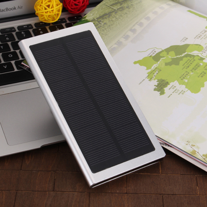 Solar Power Bank 8000mAh External Battery Pack Powerbank For Universal Mobile Phones Dual USB With LED Light Solar Charger Solar Power Bank 8000mAh External Battery Pack Powerbank For Universal Mobile Phones Dual USB With LED Light Solar Charger