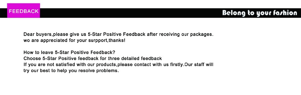 feedback
