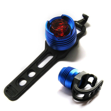 New Bike Bicycle Cycling Front Rear Tail Helmet Red Flash Lights Safety Warning Lamp Cycling Safety Caution Light LED Waterproof