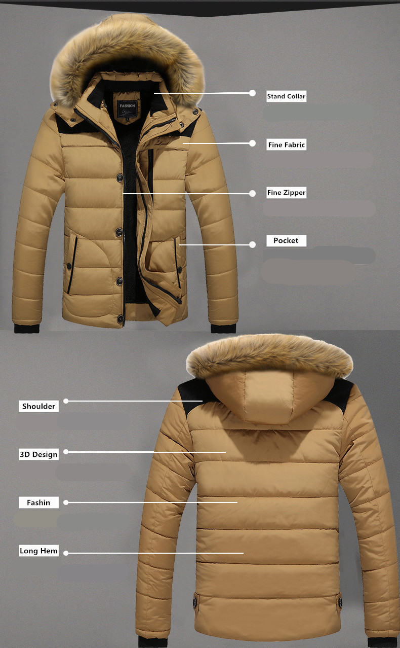 W102 2016 Mens Winter Jackets Coats Outwear Warm Down Jacket Thick Outdoor Hoodie Fox Fur Men`s Parka Plus Size 4XL (7)