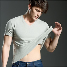 Mens T Shirts Fashion 2016 Summer New Cotton T-Shirt Casual Slim Short Sleeve For Men’s Clothing Brand Men Tee Camisetas