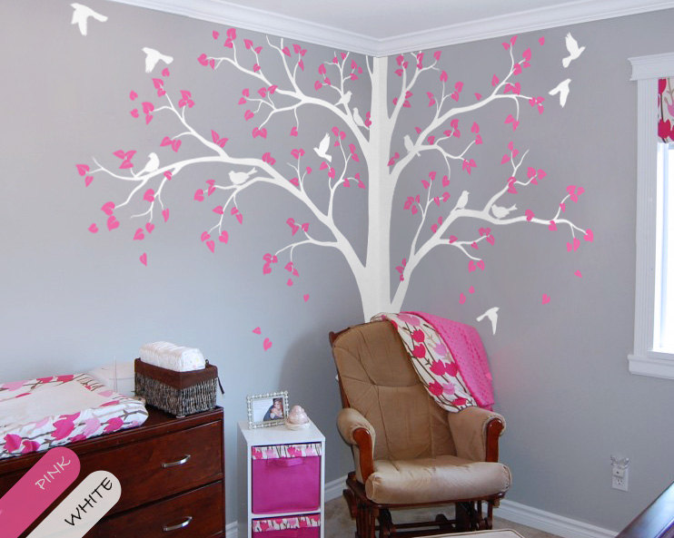 detail feedback questions about white tree wall decals large tree
