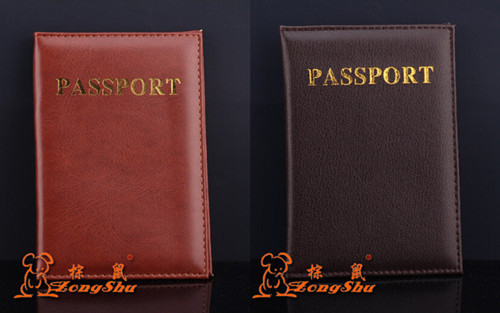 Image of 1 Pc Sell Solid Passport Wallet PU Leather Travel Passport Holder Passport Cover ID Credit Card Holder For Man And Woman PC-16