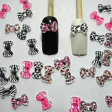 50 Mix Color Rhinestone 3d Bow Tie Butterfly Rhinestones Sticker Secal Nail Art DIY Decoration For