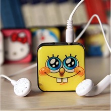 Wholesale Quality Assorted Mini Square MP3 Music Player with TF Card Slot for leisure (no accessories)