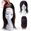 Silk base Human toupee Hand tied Brazilian remy Human hairpieces replacement hair system Straight women invisible