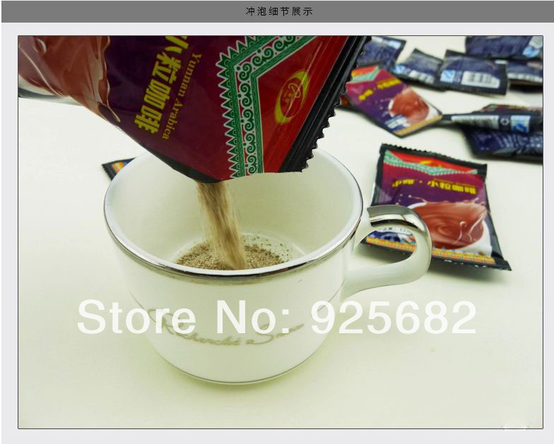 promotion Free shipping China Yunnan Small Coffee Beans Arabica A Green Coffee powder 130g 2013