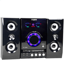 Korea HY / HY-888 2.1 multimedia hi-fi stereo color screen computer subwoofer speaker can be connected to a microphone, card