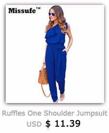 Ruffles One Shoulder Jumpsuit