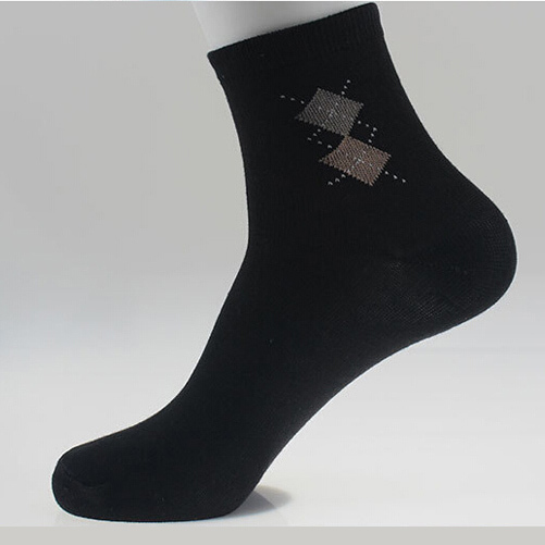 2015 Athletic Promotion New Meias Weed Mens Sock Brand Quality Fashion Rhombus style Blending Sports Socks