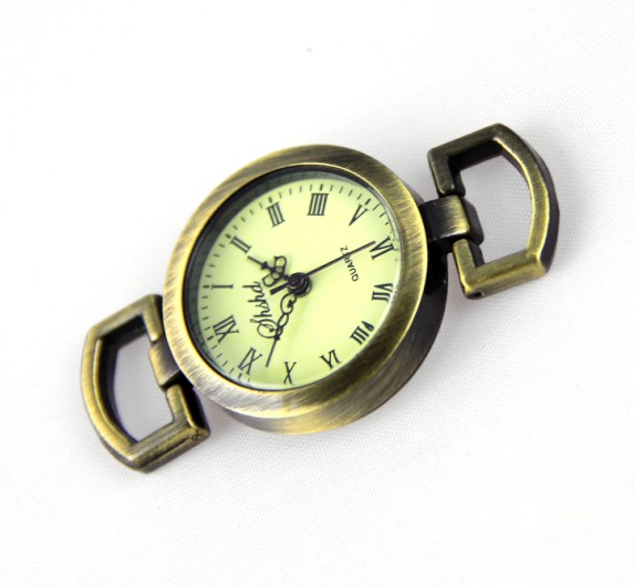 Diy personality ancient bronze roman numerals circle watch table core watchband Watch accessories wholesale