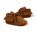 Baby Moccasin Baby First Walkers Soft Bottom Non slip Fashion Tassels Newborn Babies Shoes 14 colors