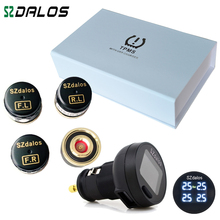 TP200 Upgraded version,2016 new style TPMS, Car Tire Pressure Monitoring System With Mini External Sensors