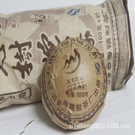 100g chinese ripe pu er tea yunnan puer tea shu tuo cha ansestor antique dull red