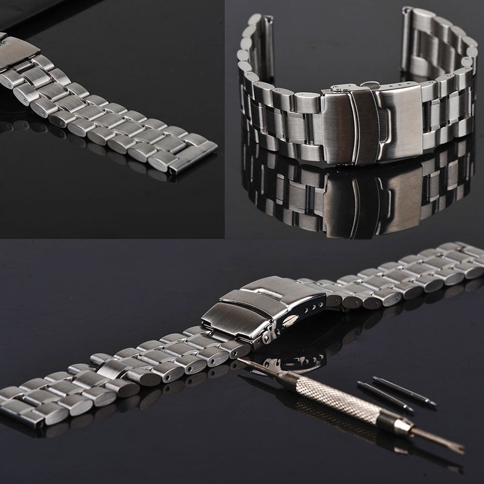 For-LG-G-Watch-R-Bracelet-Watchband-Stainless-Steel-Watch-Band-G-Smart-Watch-Free-Shipping