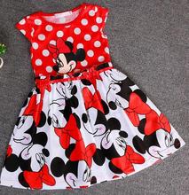 cinderella dress 2016 new children’s clothing minnie dot kids dress tutu princess children dress casual girls clothes