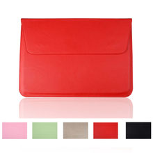 Luxury Litchi Surface pu Leather Sleeve bag For Apple Macbook Air 11 13 Laptop Sleeve Pouch Cases For Mac book 13.3 inch