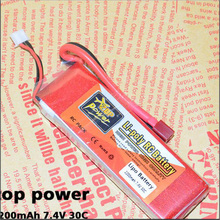 1PCS 7.4V 2200mah 30C 2S LI-PO Battery for RC helicopters professional camera drones