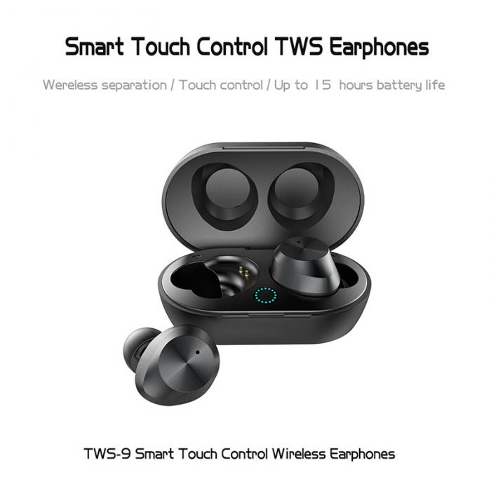 Наушники вкладыши TWS с наушники Беспроводной Bluetooth V5.0 стерео звук спортивные EM88 -