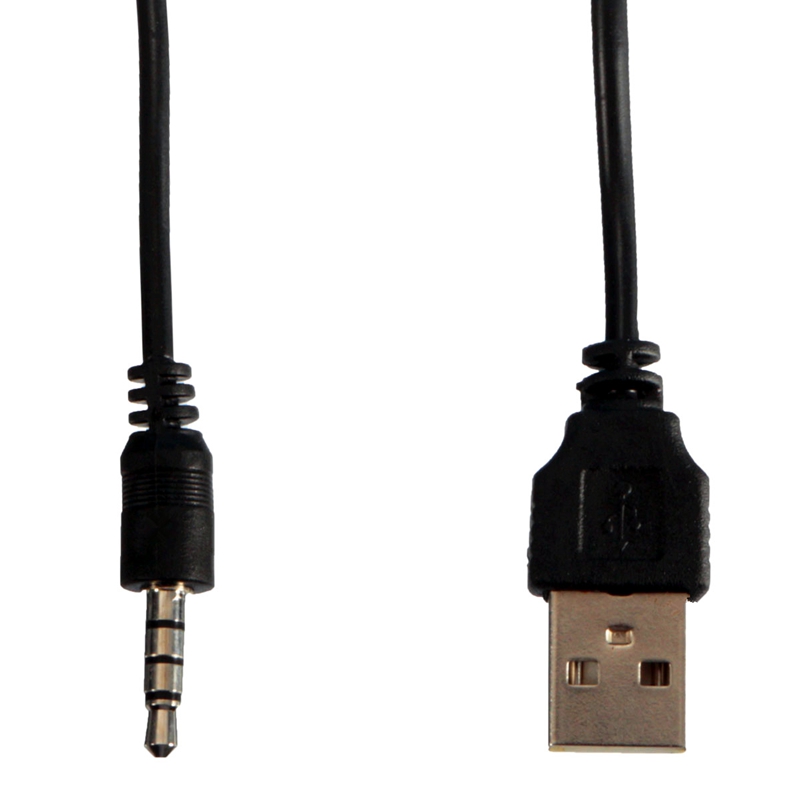 USB 2.0 Type A To 3.5mm Male Audio Headphone Jack Cable ...